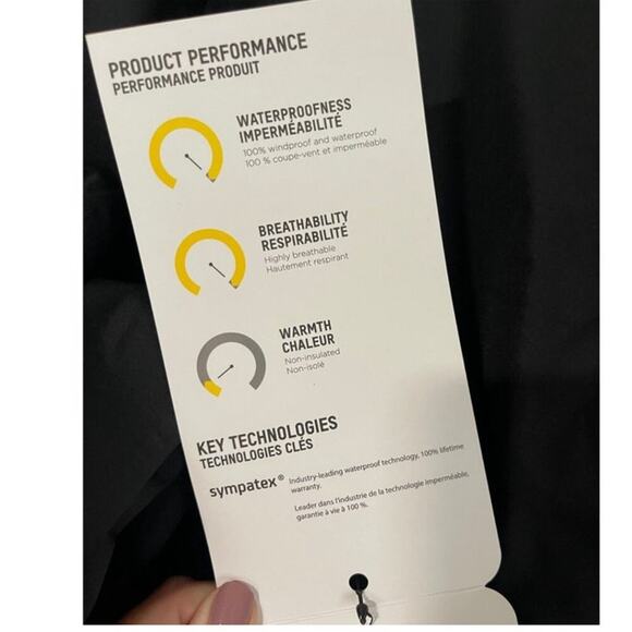 Ski-Doo NWT Size M Black Men's BC Kona Waterproof Deep Snow Snowmobile Jacket - Picture 5 of 6